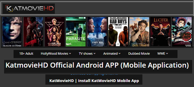 KatmovieHD App – Hollywood Movies Download Website