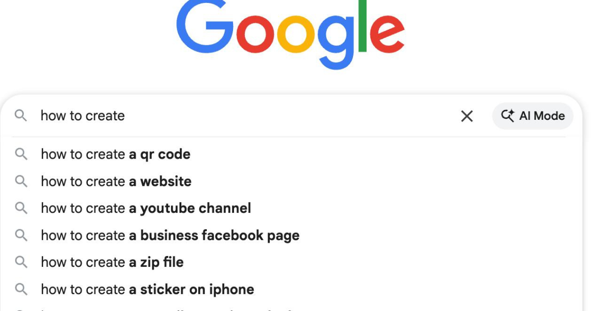 keyword research example using google