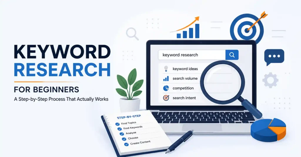 keyword research example using Google search results with autocomplete and people also ask