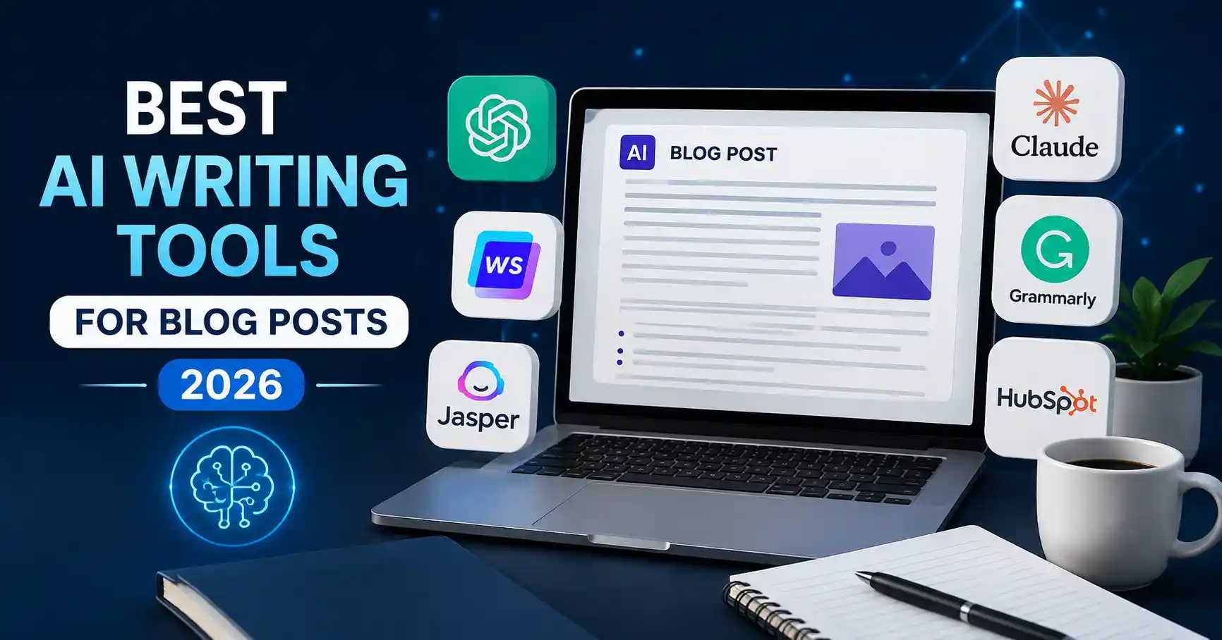 Best AI writing tools for blog posts in 2026