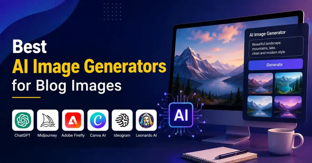 Best AI image generators for blog featured images