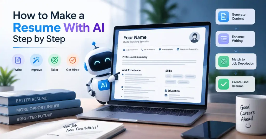 How to make a resume with AI step by step