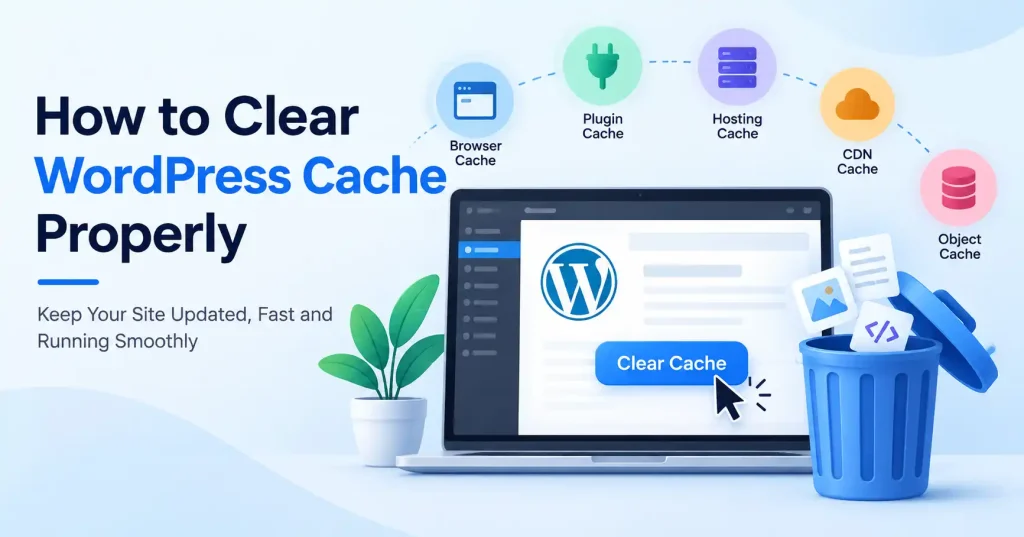 How to clear WordPress cache properly