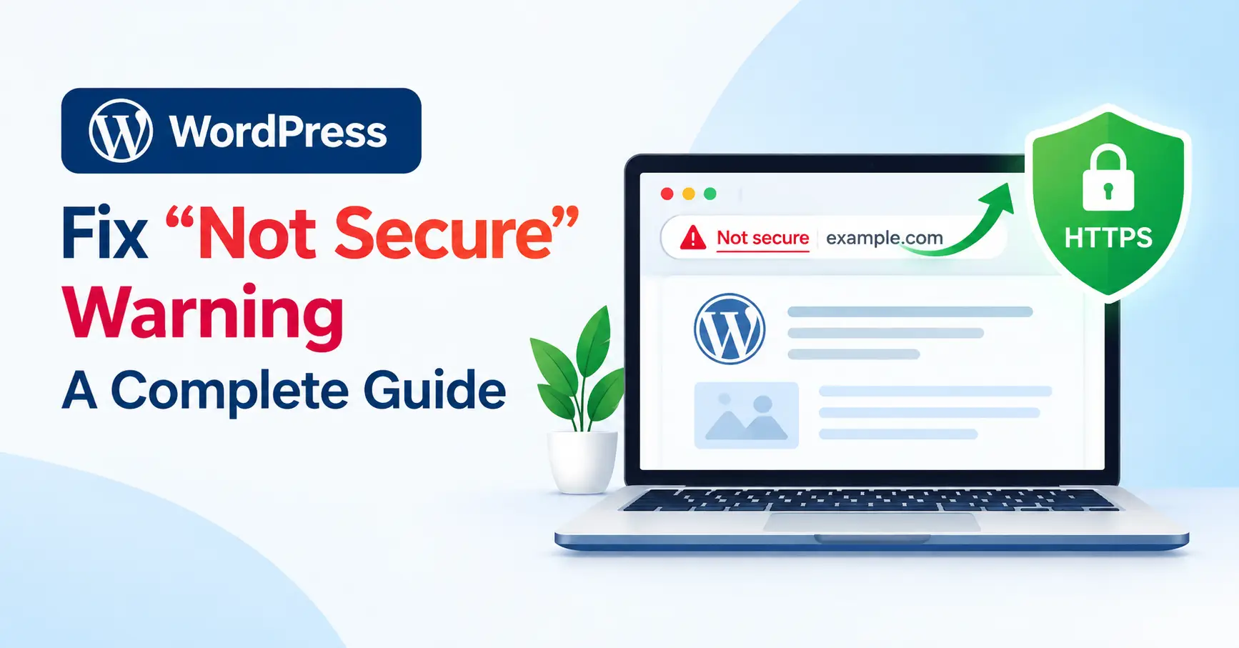 WordPress not secure warning fix